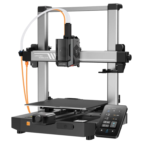 Anycubic Kobra 3 V2 Combo 3D nyomtató, ACE Pro többszínű, 720P kamera, 600mm/s, szintezés, szárító, 255x255x260mm
