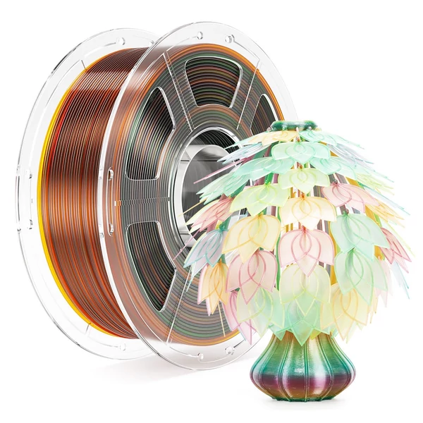 Anycubic Kobra 3 V2 Combo 3D nyomtató + 4kg HS PETG/PLA Matt Szivárvány filament