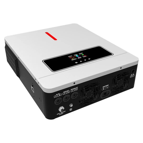 DAXTROMN 6200W hibrid napelemes inverter, 48V DC 120A MPPT töltő, 500V DC, hálózatra és szigetüzemre, WiFi