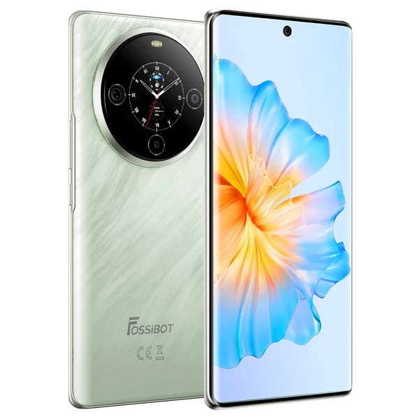 FOSSiBOT S3 Pro 4G okostelefon, 6.67" AMOLED kijelző, 64MP AI kamera, 6GB/128GB, 5000mAh, NFC, Android 14 - Zöld