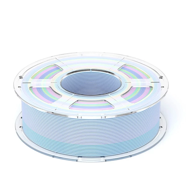 Mecpow nagy sebességű matt szivárvány PLA 3D nyomtató filament, 1kg – torta máz szín