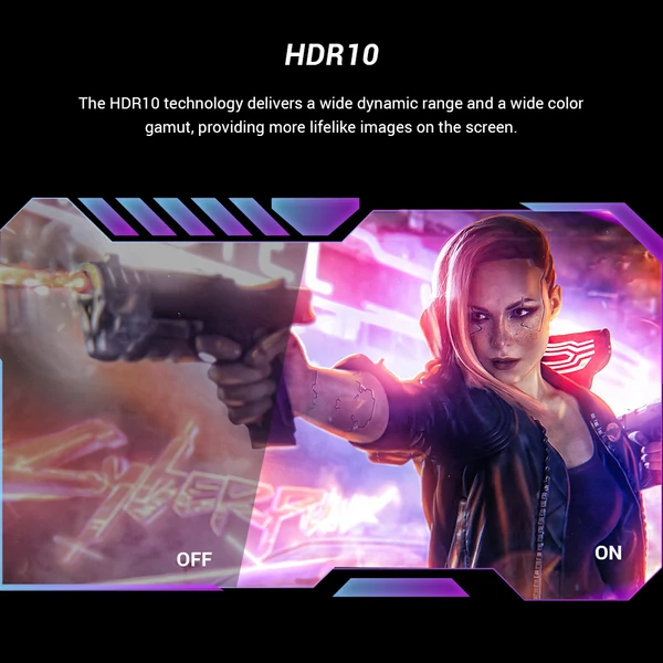 KTC H27S17 27" 1500R ívelt QHD gamer monitor (2560x1440, 180Hz, 1ms, 120% sRGB, FreeSync/G-Sync, 2xHDMI, 2xDP, VESA, audio kimenet)