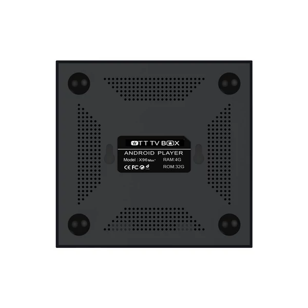 X96 MAX Plus TV Box 4GB/32GB, Amlogic S905x3, Android 9, 8K lejátszás, WiFi, BT, 1000Mbps LAN, USB3.0, YouTube, Netflix