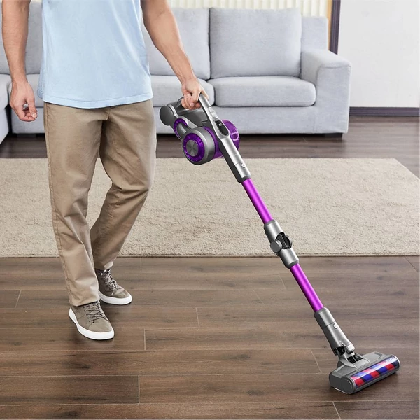 JIMMY JV85 Pro vezeték nélküli porszívó felmosóval, 2 az 1-ben, 200AW szívóerő, 70 perc üzemidő, 200ml víztartály - lila