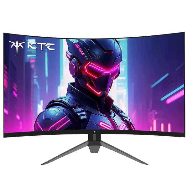 KTC H32S17F 32" ívelt gamer monitor, FHD 1920x1080 HVA panel, 240Hz, HDR10, 3ms, 125% sRGB, Adaptive Sync, VESA, alacsony kékfény