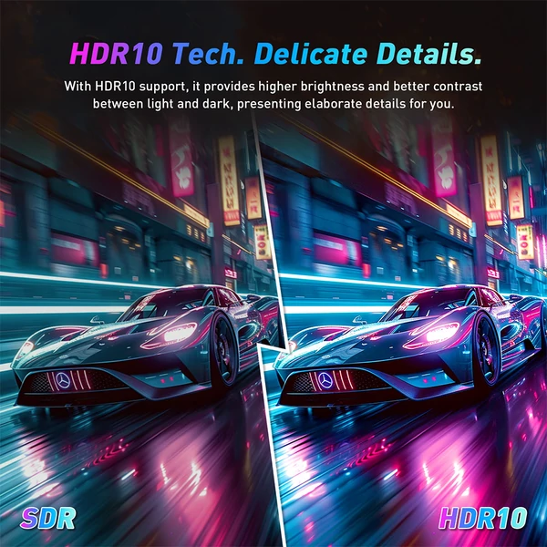 KTC H32S17F 32" ívelt gamer monitor, FHD 1920x1080 HVA panel, 240Hz, HDR10, 3ms, 125% sRGB, Adaptive Sync, VESA, alacsony kékfény