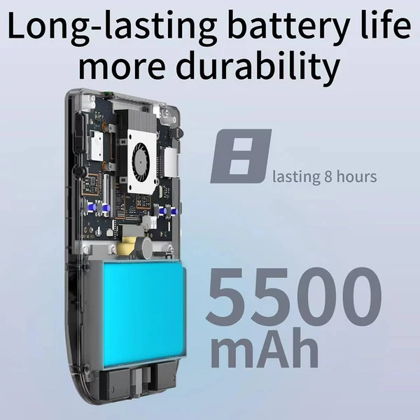 ANBERNIC RG406V Android 13 játékkonzol, 4" IPS érintőkijelző, 8GB+128GB UFS2.2, 128GB TF kártya, 4000+ játék, 1080p, 5G WiFi, BT - Szürke