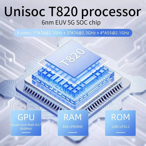 ANBERNIC RG406V Android 13 játékkonzol, 4" IPS érintőkijelző, 8GB+128GB UFS2.2, 128GB TF kártya, 4000+ játék, 1080p, 5G WiFi, BT - Szürke