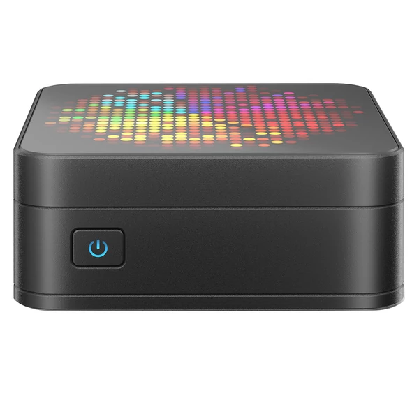 RUPA HSI-100MINI Mini PC Intel N100 4 mag 3.4GHz, 8GB RAM, 256GB SSD, 3×HDMI 4K 60Hz, WiFi 6, Bluetooth 5.2, USB 3.0, 2×LAN, 3.5mm hang