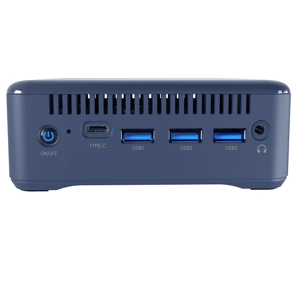RUPA HSI-100 Mini PC Intel N100, 8GB RAM, 256GB SSD, 3×HDMI 4K, WiFi 6, BT 5.2, USB 3.0, Type-C, LAN – kompakt erőgép többképernyős munkához