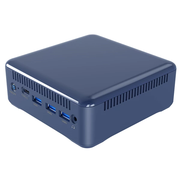 RUPA HSI-100 Mini PC Intel N100, 16GB RAM, 512GB SSD, 3×HDMI 4K, WiFi 6, BT 5.2, USB 3.0, Type-C, LAN – kompakt erőgép többképernyős munkához