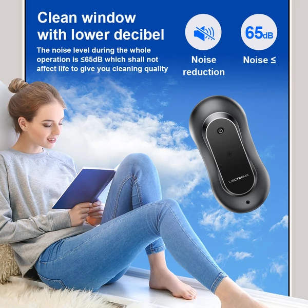 Liectroux YW810 ablakpucoló robot, 2 funkciós vízpermet, száraz/nedves tisztítás, AI útvonal, applikációs vezérlés