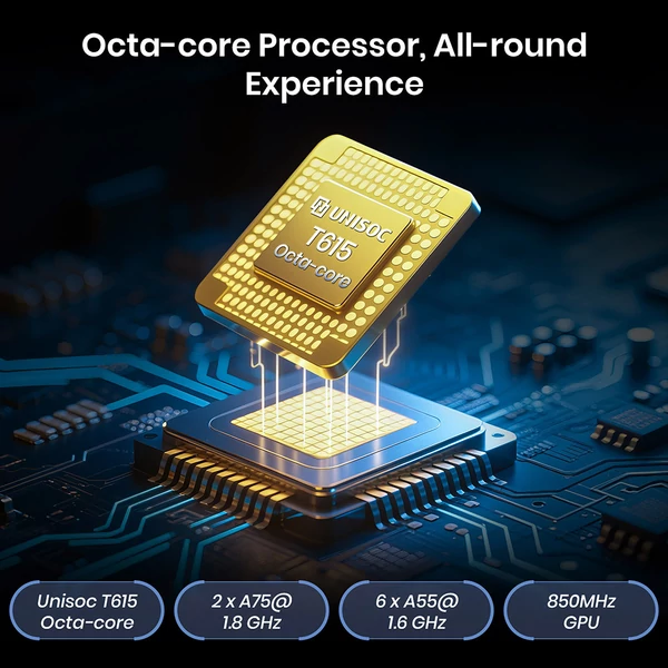 FOSSiBOT F114 strapabíró okostelefon 6.67", 4GB+128GB, Android 15, 50MP kamera, 5000mAh, IP68/IP69K, NFC, Face ID, GPS - Fekete
