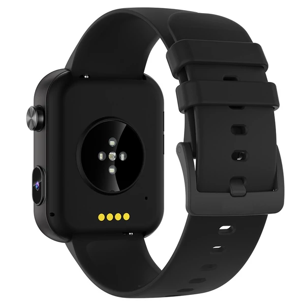 SENBONO P51 okosóra 1,91" kijelzővel, Bluetooth hívás, egészségmérés, fotó & videó funkció – Fekete