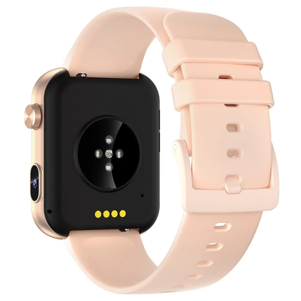 SENBONO P51 okosóra 1,91" kijelzővel, Bluetooth hívás, egészségmérés, fotó & videó funkció – Arany