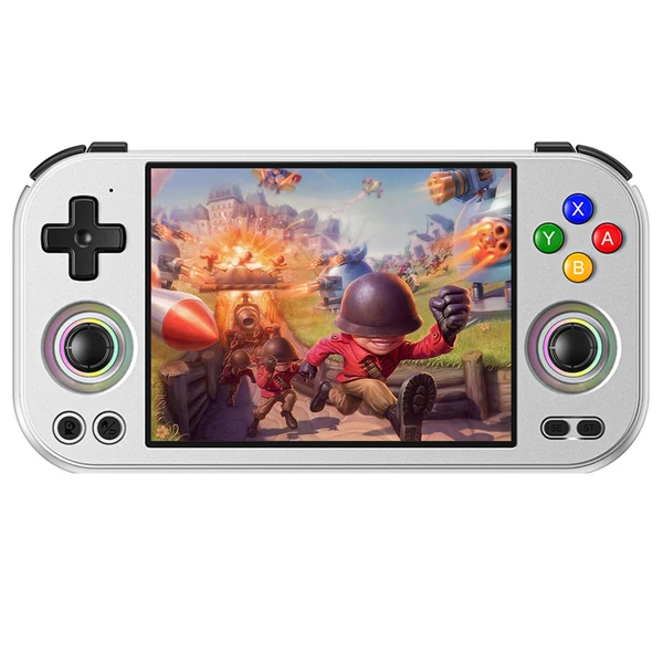 ANBERNIC RG477M AI játékkonzol, Android 14, 12GB RAM, 256GB tárhely, 4.7" 120Hz érintőkijelző, WiFi 6E, Bluetooth 5.3 - Ezüst