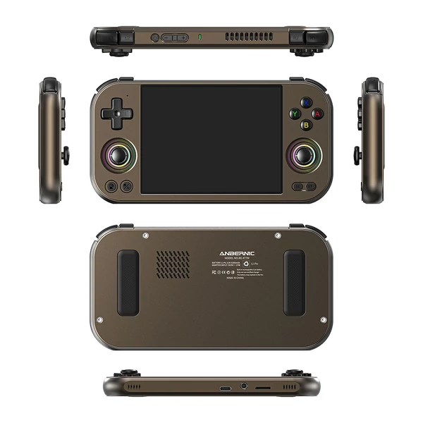ANBERNIC RG477M AI játékkonzol, Android 14, 12GB RAM, 256GB tárhely, 4.7" 120Hz érintőkijelző, WiFi 6E, Bluetooth 5.3 - Bronz