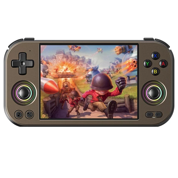 ANBERNIC RG477M AI játékkonzol, Android 14, 12GB RAM, 256GB tárhely, 4.7" 120Hz érintőkijelző, WiFi 6E, Bluetooth 5.3 - Bronz