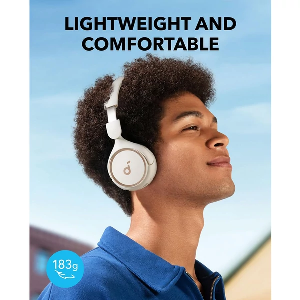 Anker Soundcore H30i Bluetooth fejhallgató – 70 óra üzemidő, multipont kapcsolat - Fehér