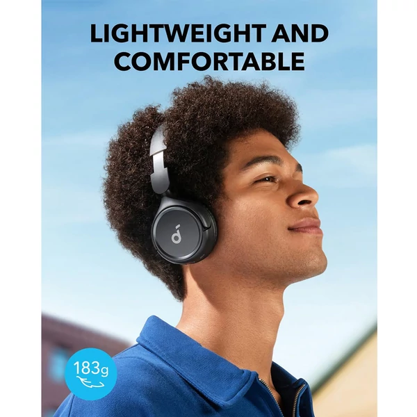 Anker Soundcore H30i Bluetooth fejhallgató – 70 óra üzemidő, multipont kapcsolat - Fekete