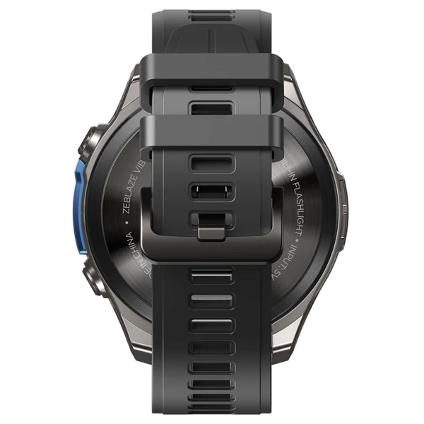 Zeblaze VIBE 8 strapabíró okosóra, 1.43" AMOLED, pulzus- és alvásmérés, 100+ sportmód, 60 napos üzemidő – Fekete