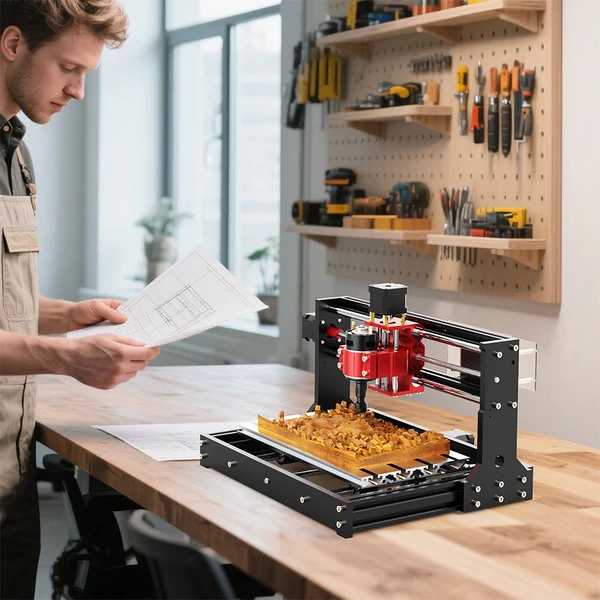 TWO TREES TTC3018 Pro CNC marógép – precíz fa-, műanyag- és fémmegmunkálás otthonra és műhelybe