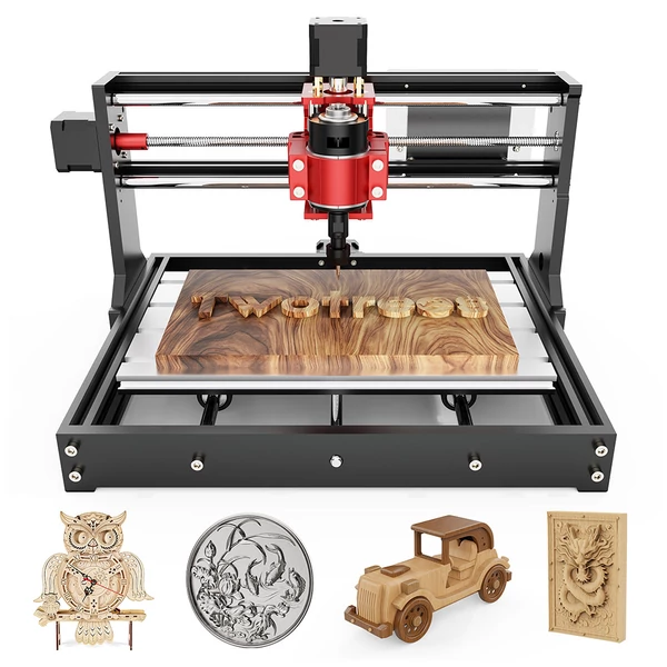TWO TREES TTC3018 Pro CNC marógép – precíz fa-, műanyag- és fémmegmunkálás otthonra és műhelybe