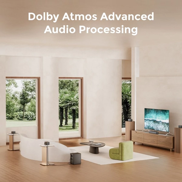 Ultimea Poseidon D80 Boom 7.1 soundbar + 2 hangfalállvány, Dolby Atmos, 500W, Bluetooth 5.3, APP vezérlés, EQ beállítások