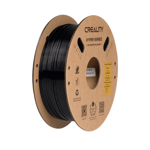 5kg Creality Hyper-PETG filament szett – fehér, fekete, zöld, átlátszó és szürke (5×1kg tekercs)