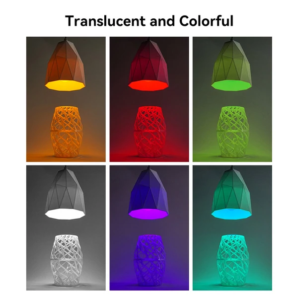 5kg Creality Hyper-PETG filament szett – fehér, fekete, zöld, átlátszó és szürke (5×1kg tekercs)