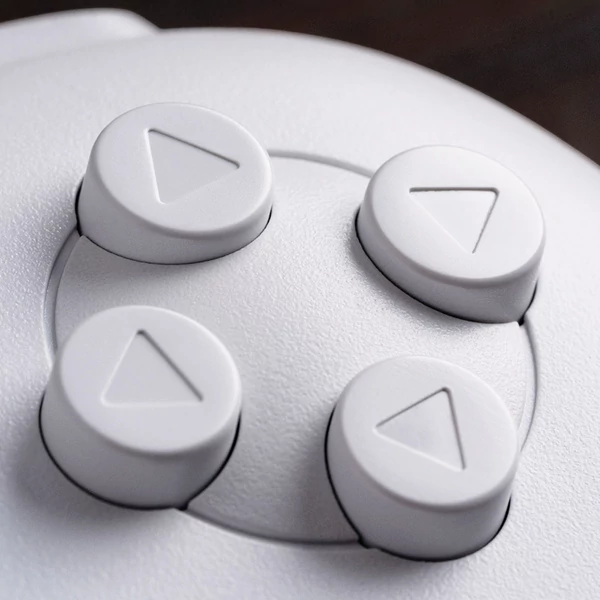 Az 8BitDo 64 Bluetooth játékkonzol kontroller Analogue 3D, Switch 1/2, Windows és Android eszközökhöz - Fehér színben