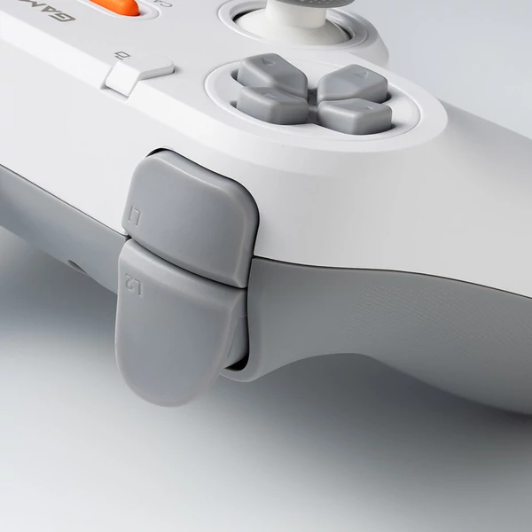 GameSir T3 Lite vezetékes szimmetrikus PC/Switch/Android/iOS kontroller, 1000Hz, Hall stick, turbó, rezgés, 2 programozható gomb – Fehér