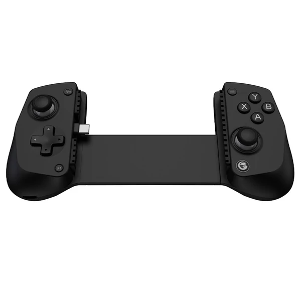 GameSir X5 Lite vezetékes Type-C mobil játékvezérlő, Hall Effect karokkal, Turbo funkcióval, átvezető töltéssel - Fekete
