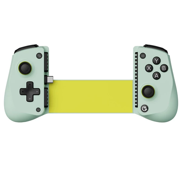GameSir X5 Lite vezetékes Type-C mobil játékvezérlő, Hall Effect karokkal, Turbo funkcióval, átvezető töltéssel - Zöld