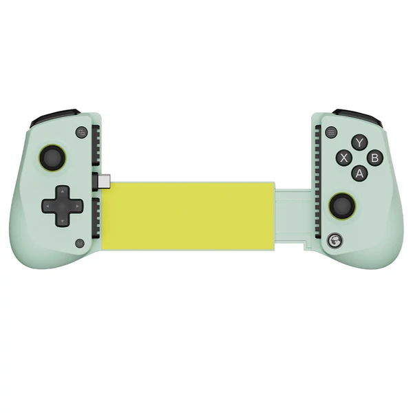 GameSir X5 Lite vezetékes Type-C mobil játékvezérlő, Hall Effect karokkal, Turbo funkcióval, átvezető töltéssel - Zöld