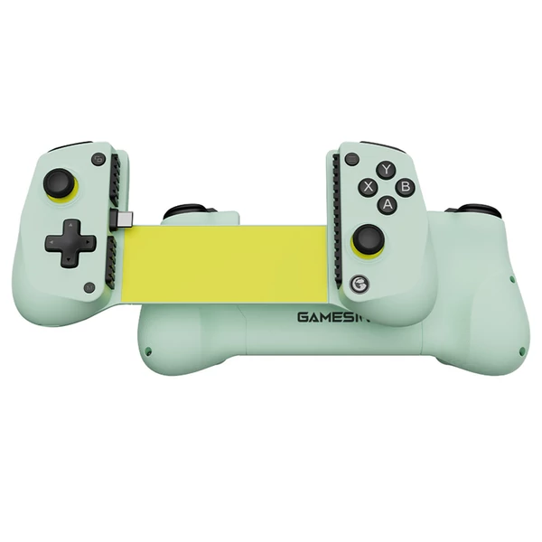 GameSir X5 Lite vezetékes Type-C mobil játékvezérlő, Hall Effect karokkal, Turbo funkcióval, átvezető töltéssel - Zöld