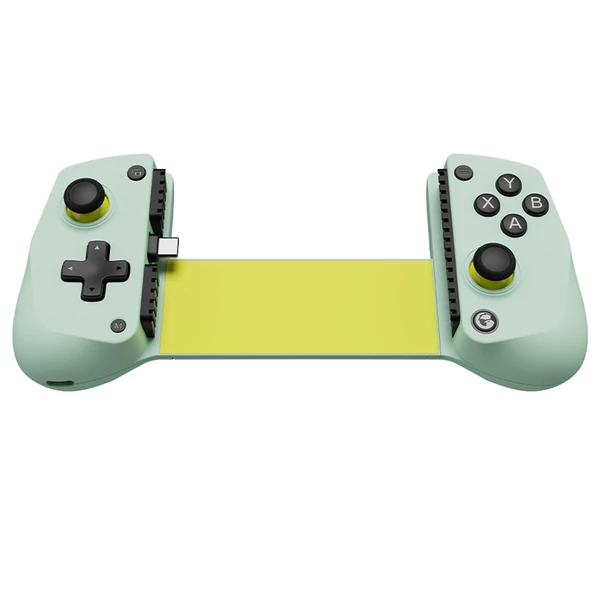 GameSir X5 Lite vezetékes Type-C mobil játékvezérlő, Hall Effect karokkal, Turbo funkcióval, átvezető töltéssel - Zöld