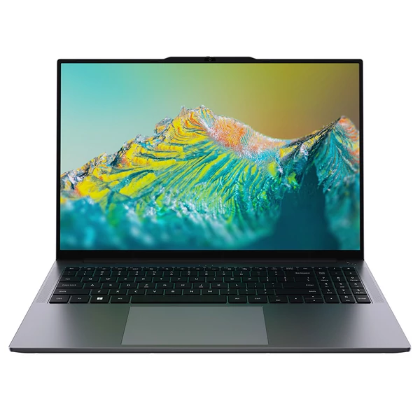 CHUWI CoreBook Plus laptop, 16” IPS kijelző, Ryzen 5 7430U, 16GB RAM, 512GB SSD, WiFi 6, USB-C, HDMI, RJ45, BT 5.2