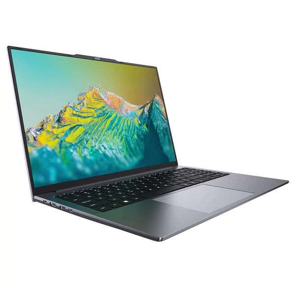CHUWI CoreBook Plus laptop, 16” IPS kijelző, Ryzen 5 7430U, 16GB RAM, 512GB SSD, WiFi 6, USB-C, HDMI, RJ45, BT 5.2