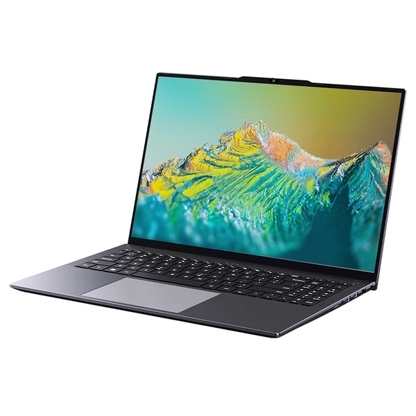 CHUWI CoreBook Plus laptop, 16” IPS kijelző, Ryzen 5 7430U, 16GB RAM, 512GB SSD, WiFi 6, USB-C, HDMI, RJ45, BT 5.2