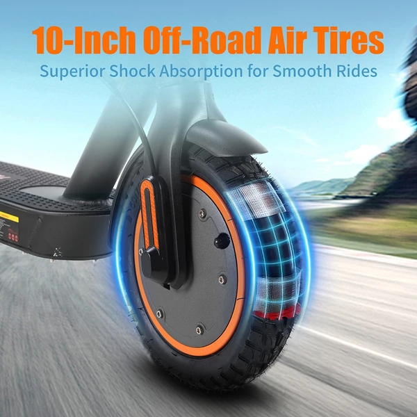 TWOFISH V1 MAX elektromos roller - 400W motor, 10.4Ah akkumulátor, 10" kerekek, hátsó tárcsafék, LCD kijelző