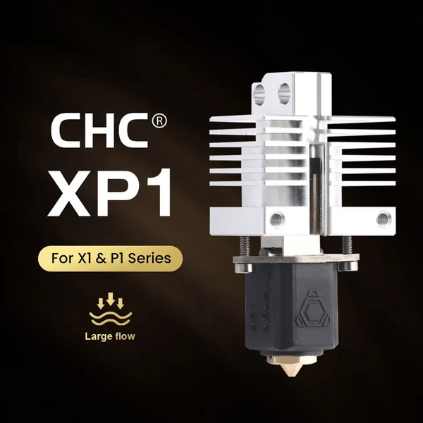 Trianglelab CHC XP1 kopásálló hotend Bambu Lab X1 & P1 sorozatú 3D nyomtatóhoz (áram nélkül)