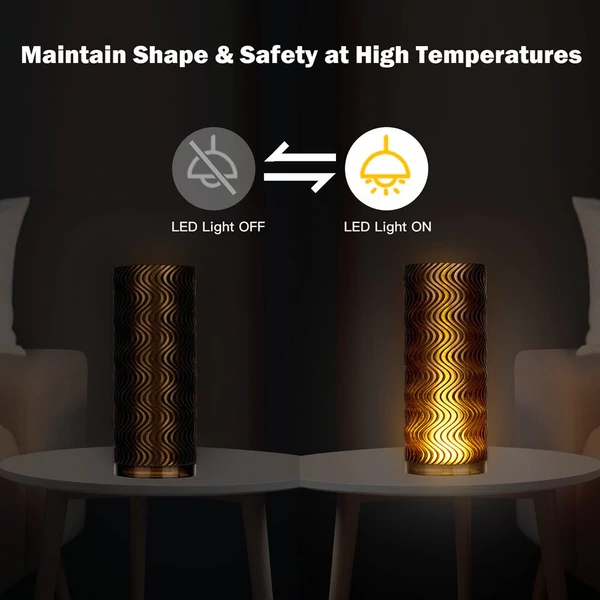 ERYONE nagysebességű áttetsző PETG filament, 3D nyomtatáshoz - 1 kg Cserszínű