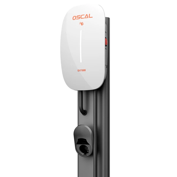Oscal EV7000 fali okos EV töltő (EU csatlakozó) RFID kártyás hozzáféréssel, app vezérléssel, gyors, kompakt, biztonságos – Fehér