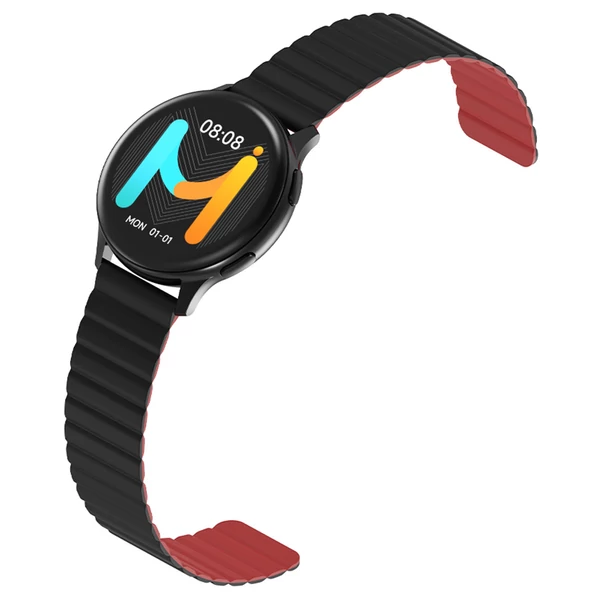 IMIKI KW66 Pro okosóra, 1.43” AMOLED kijelző, 100+ sportmód, IP67 vízálló, egészségfigyelés, Bluetooth hívás