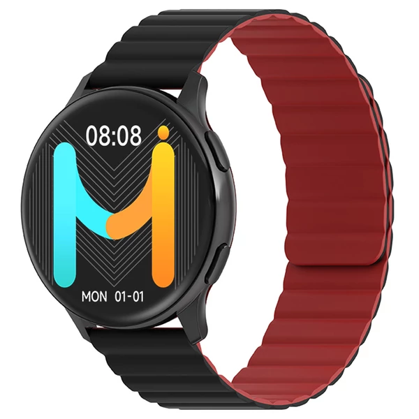 IMIKI KW66 Pro okosóra, 1.43” AMOLED kijelző, 100+ sportmód, IP67 vízálló, egészségfigyelés, Bluetooth hívás