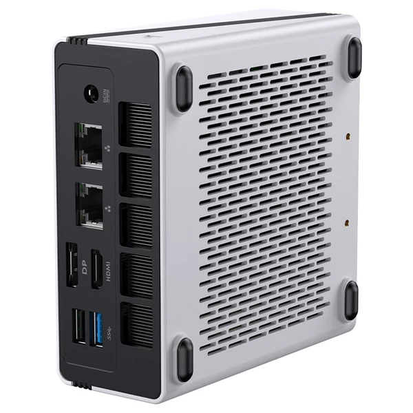 CHUWI UBox Mini PC Ryzen 5 7430U, 16GB RAM 512GB SSD, 4K tripla kijelző USB-C HDMI DP, WiFi 6 BT5.2, 2.5G LAN
