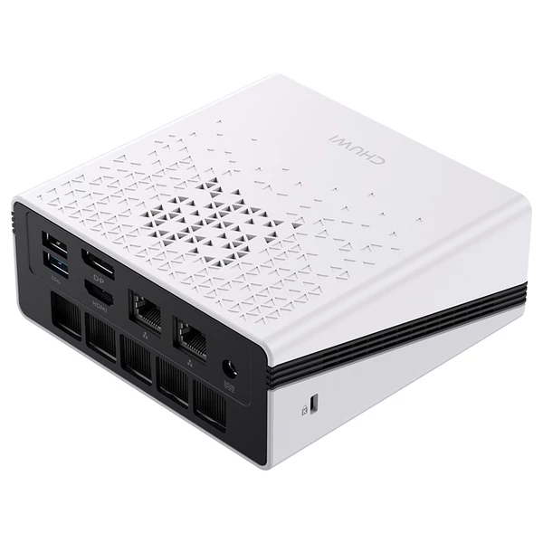 CHUWI UBox Mini PC Ryzen 5 7430U, 16GB RAM 512GB SSD, 4K tripla kijelző USB-C HDMI DP, WiFi 6 BT5.2, 2.5G LAN