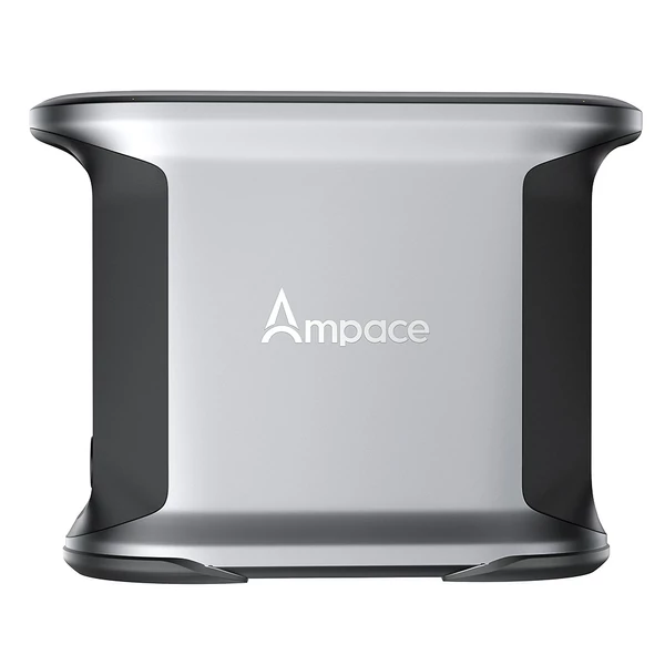 Ampace Andes 1500 hordozható erőmű 1462Wh LiFePO4, 2400W (3600W csúcs), napelem, 55 perc töltés, APP vezérlés, kempinghez, otthonra