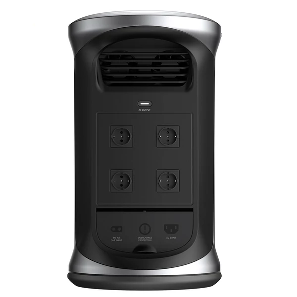 Ampace Andes 1500 hordozható erőmű 1462Wh LiFePO4, 2400W (3600W csúcs), napelem, 55 perc töltés, APP vezérlés, kempinghez, otthonra
